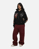 Ed Hardy Women's Floral Zip Hoodie Black