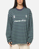 Carre Collective Stripe Long Sleeve T-Shirt Navy Stripe