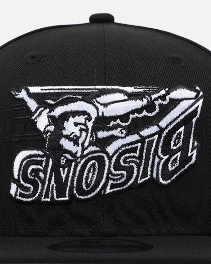 New Era Buffalo Bisons 'Black & White Upside Down' 9FIFTY Snapback Black/White