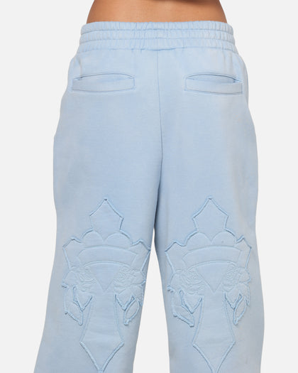 Ed Hardy Fray Track Pants Blue
