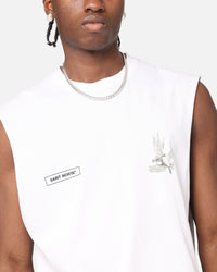 Saint Morta Doves Oversized Muscle T-Shirt White