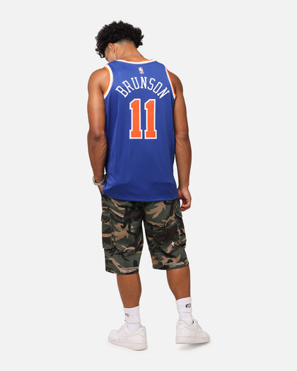 Nike Jalen Brunson New York Knicks #11 Icon Edition 2022/23 Nike Dri-Fit NBA Swingman Jersey Rush Blue