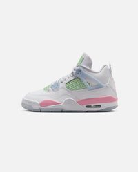 Jordan Kids' Air Jordan 4 Retro (GS) White/Medium Soft Pink