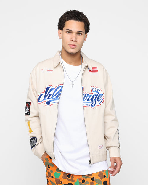 X-Large Records Work Jacket Beige