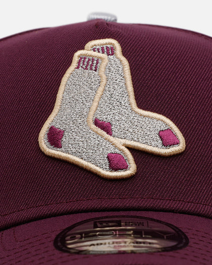 New Era Boston Red Sox 'Plum' 9FORTY A-Frame Snapback Plum