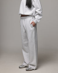 American Thrift Women's Straight Leg Trackpants Grey Heather