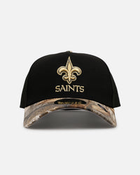 New Era New Orleans Saints 'Black Crown Realtree Visor' 9FORTY A-Frame Snapback Realtree Edge/Black