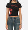 Ed Hardy Women's Rose Heart Baby T-Shirt Black/Red