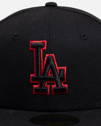 New Era Los Angeles Dodgers 'Black Pop' 59FIFTY Fitted Black