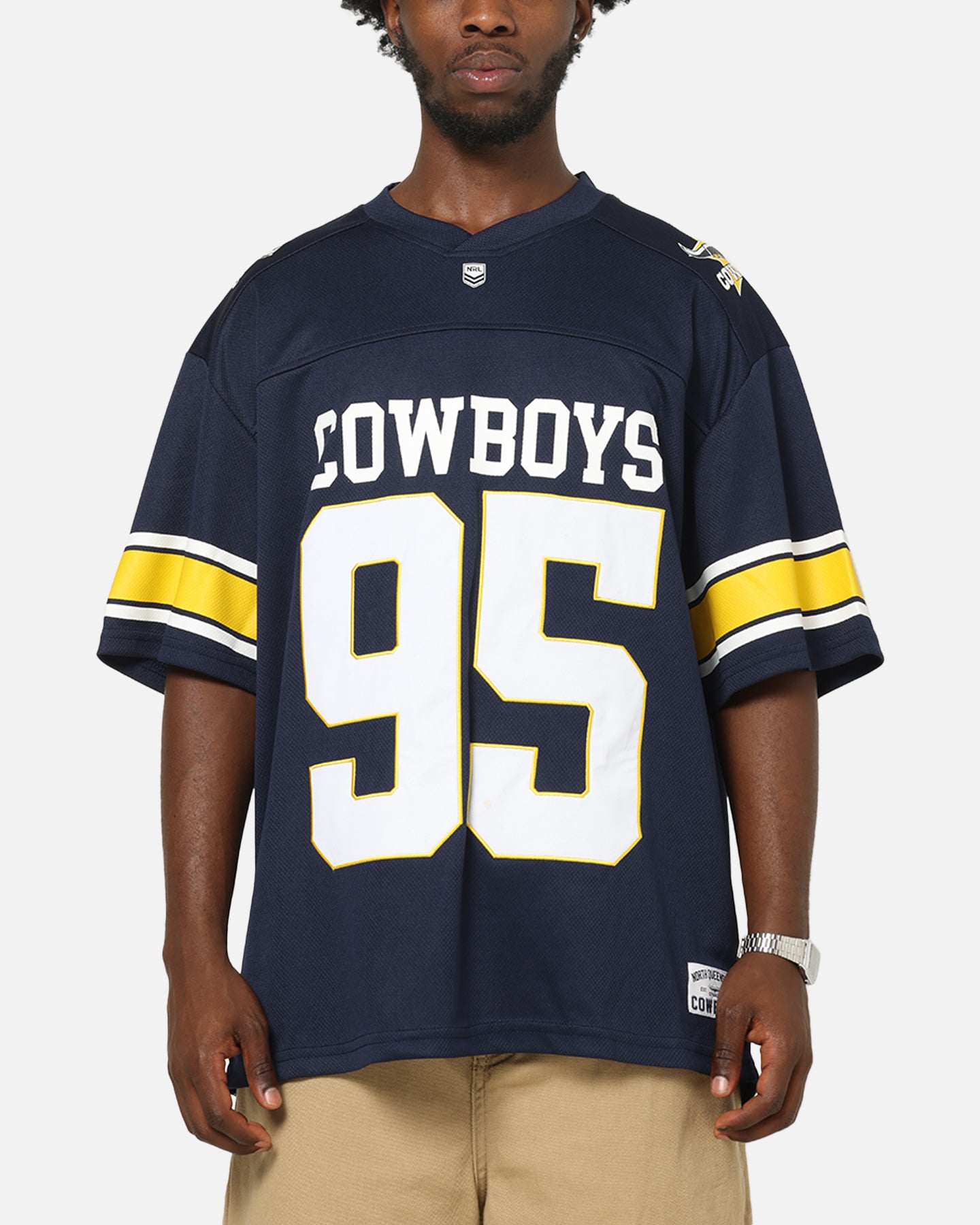 NRL COWBOYS ユニフォーム Bleacher Athletic North Queensland Cowboys NRL Gridiron Mesh