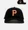 New Era Pittsburgh Pirates 'Black Cord' 9FORTY A-Frame Corduroy Snapback Black