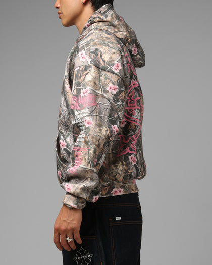 Loiter Blade Hoodie Pink Real Tree