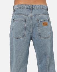 Carre Union Straight Fit Jeans Mid Blue