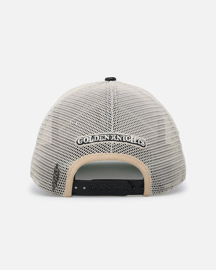 Pro Standard Vegas Golden Knights Chevron Pinch Trucker Hat Snapback Gold