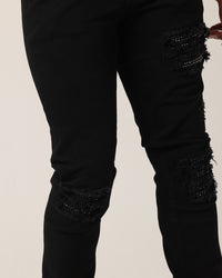 Saint Morta Bling Summum Jeans Black