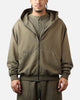 American Thrift Zip Hoodie Washed Olive