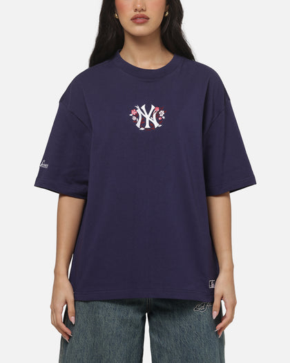 Mitchell & Ness New York Yankees Floral Box T-Shirt Navy