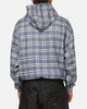 Carre Gridline Hoodie Blue-plaid