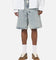 XXIII Diamond Buckle Back Jorts Blue Stonewash