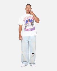 Mitchell & Ness Allen Iverson Star Burster T-Shirt Vintage White