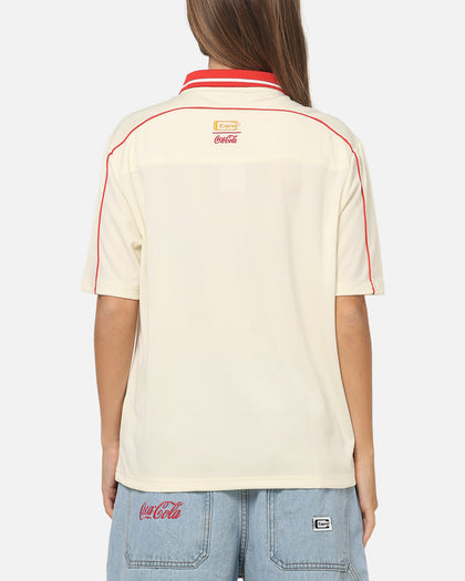 Carre Carré X Coca Cola Club Crest Polo Shirt Off White