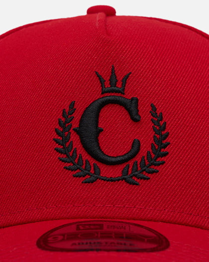 New Era X Culture Kings 9FORTY A-Frame Snapback Red/Black