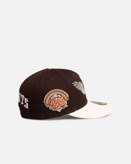 New Era San Francisco Giants 'Team Wings' 59FIFTY Fitted Dark Brown
