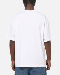 Carre Applique T-Shirt Solid White