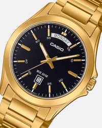 Casio MTP1370G-1A Watch Gold/Black