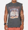 Saint Morta Birds Of Prey Muscle T-Shirt Washed Charcoal