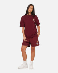 Mitchell & Ness Queensland Maroons Nylon Sport Shorts Maroon