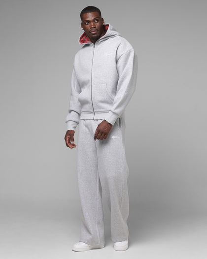 Loiter Body Shop Hoodie Grey Marle