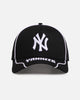 New Era New York Yankees 'Piping' 9FORTY A-Frame Snapback Black/White