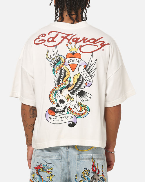 Ed Hardy NYC T-Shirt Off White
