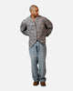 MNML Faded Print Flannel Shirt Grey