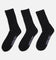 American Thrift Classic Crew Socks 3 Pack Black
