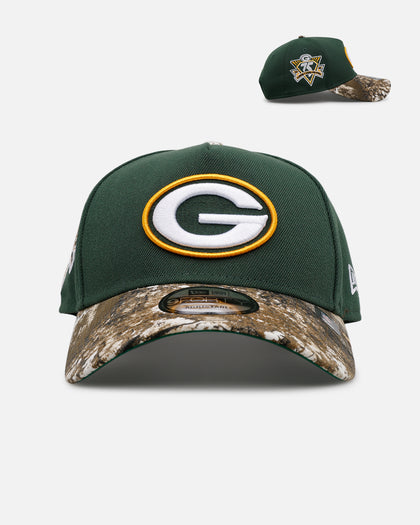 New Era Green Bay Packers 'Realtree Visor' 9FORTY A-Frame Snapback Official Team Color