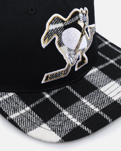 Pro Standard Pittsburgh Penguins Pro Prep Plaid Snapback Black