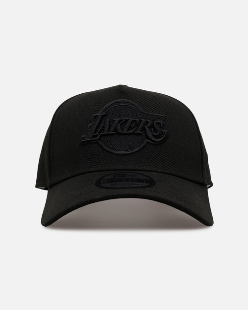 New Era Los Angeles Lakers 'Easy Black' 9FORTY A-Frame Snapback Black/Black