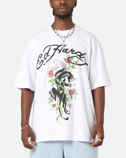 Ed Hardy Savage Bloom T-Shirt White