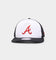 New Era Atlanta Braves 'Team Two-Tone' Prolight Old Golfer Trucker Snapback White/OTC