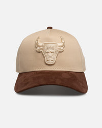 New Era Chicago Bulls 'Oat Walnut Suede' 9FORTY A-Frame Snapback Brown