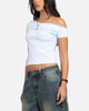 Ed Hardy Women's Aline Baby T-Shirt Blue