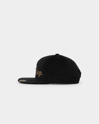 Hood X Culture Kings Las Vegas Collab Original Corduroy Snapback Black