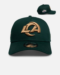 New Era Los Angeles Rams 'New Era x NFL' 9FORTY A-Frame Snapback Dark Green