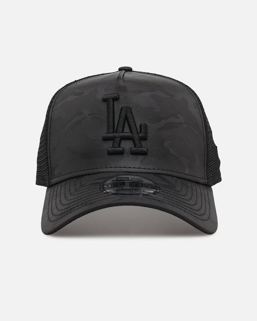 New Era Los Angeles Dodgers 'Camo' 9FORTY A-Frame Trucker Snapback Black