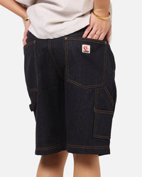 Carre Work Jorts Dark Washed Indigo