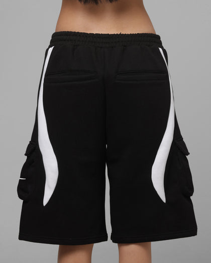 Loiter Hybrid Tek Cargo Shorts Black