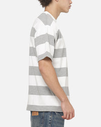 Carre Shoegaze Stripe T-Shirt Grey Marle