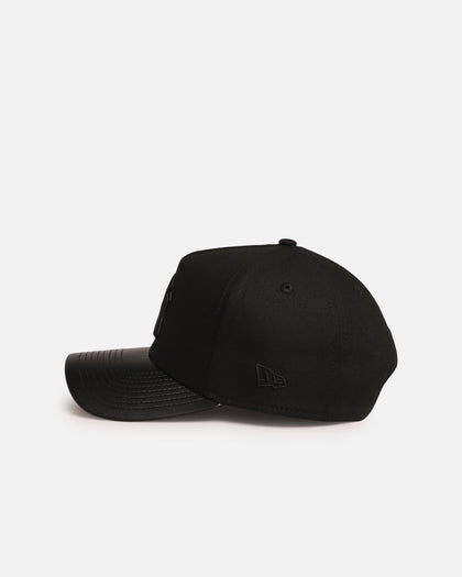 New Era New York Yankees 'Canvas Leather' 9FORTY A-Frame Snapback Black